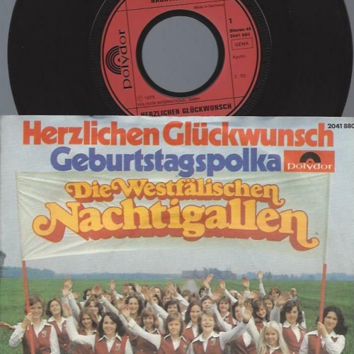 7" Die Westfälischen Nachtigallen – Herzlichen Glückwunsch