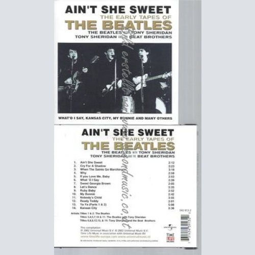CD--Tony Sheridan And The Beat Brothers  Ain't She Sweet