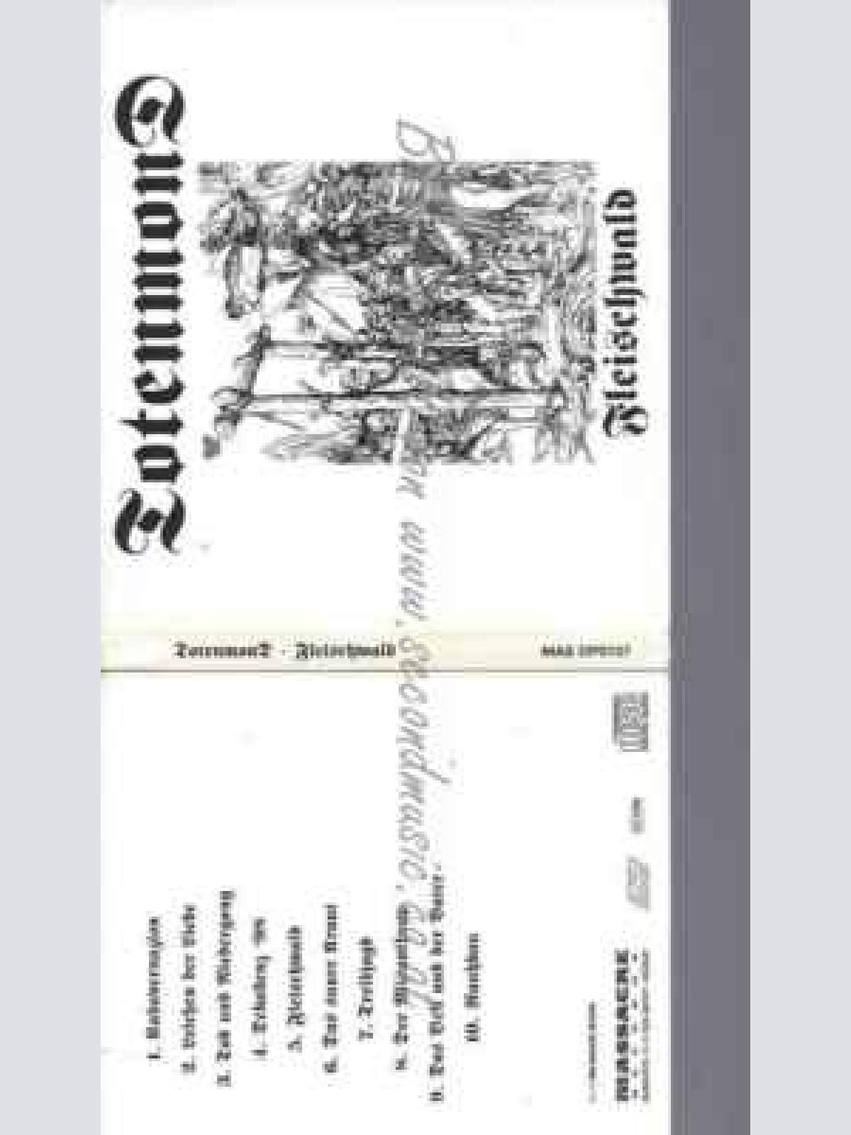 CD--TOTENMOND | --FLEISCHWALD [DIGIPACK]