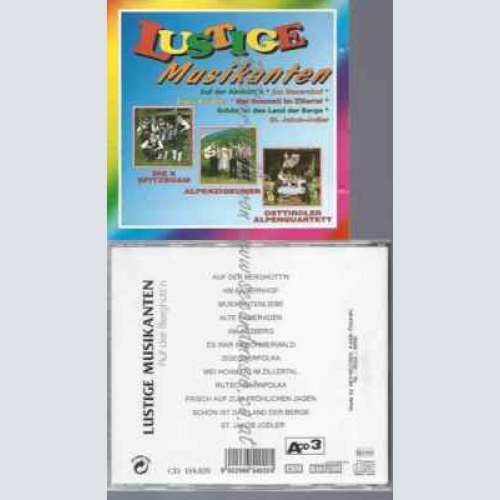 CD-- LUSTIGE MUSIKANTEDIE 5 SPITZBUAM-ALPENZIGEUNER-OSTTIROLER ALPENQUINTETT