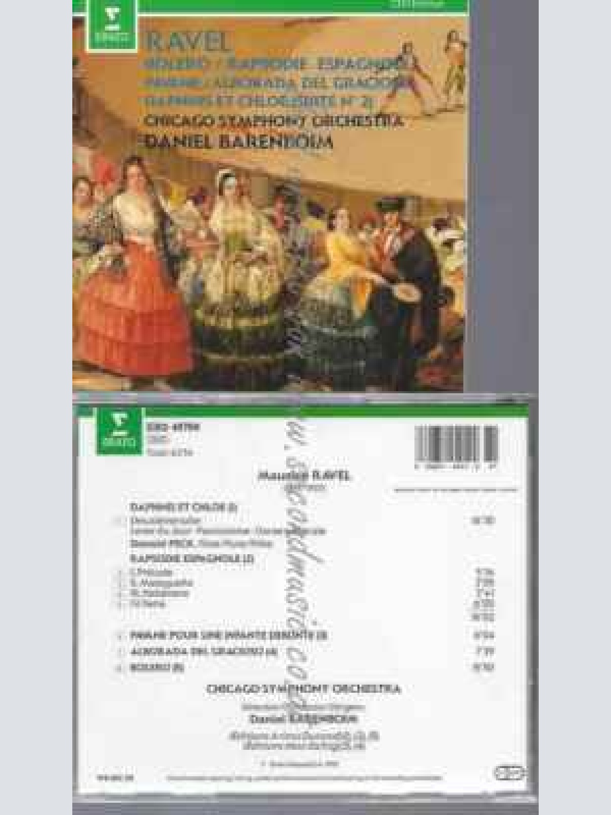 CD--RAPSODIE ESPAGNOLE  MARUICE RAVEL UND DANIEL BARENBOIM--RAVEL: BOLERO