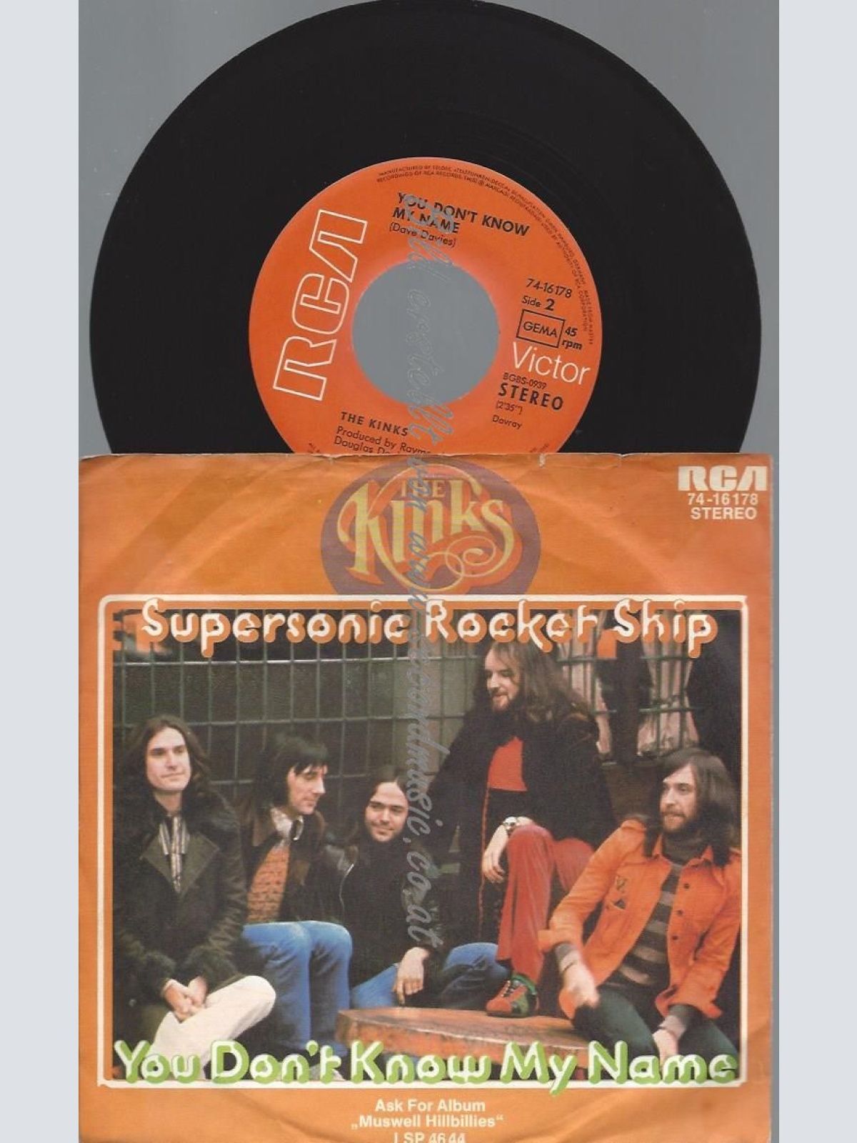 7"  The Kinks – Supersonic Rocket Ship