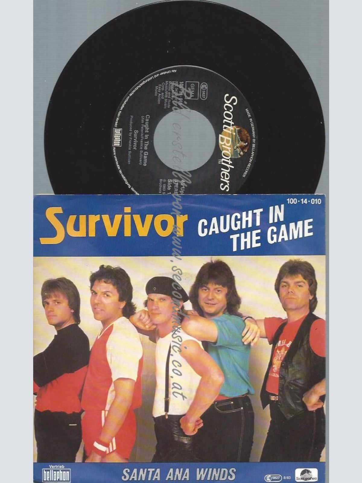 7"   Survivor – Caught In The Game