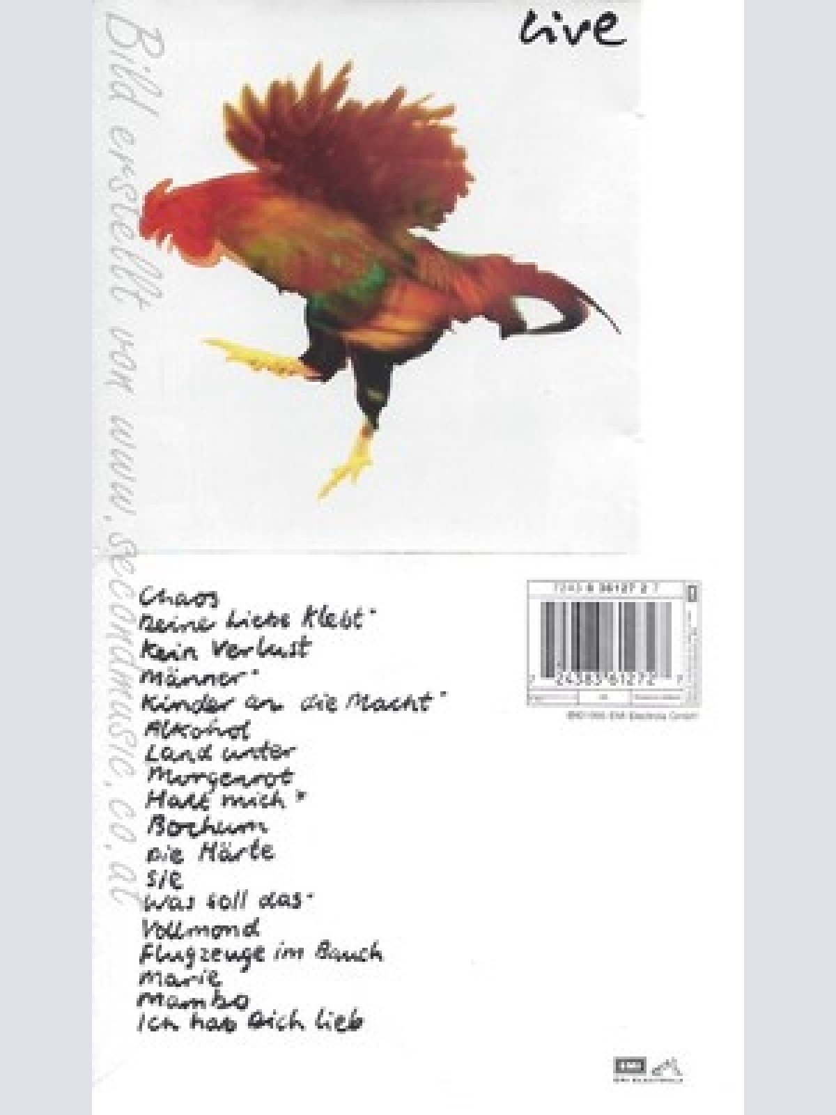 CD--HERBERT GRÖNEMEYER -- -- GRÖNEMEYER LIVE