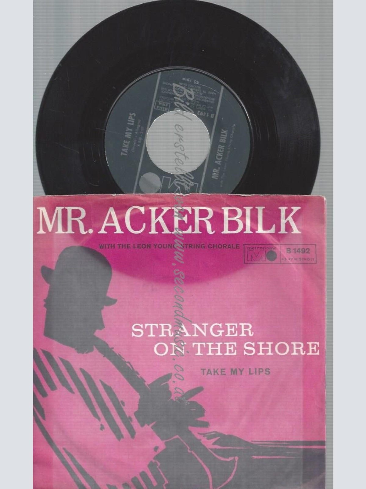 7"  Mr. Acker Bilk  With The Leon Young String Chorale – Stranger On The Shore