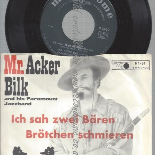 7" Mr. Acker Bilk   Ich Sah Zwei Bären Brötchen Schmieren