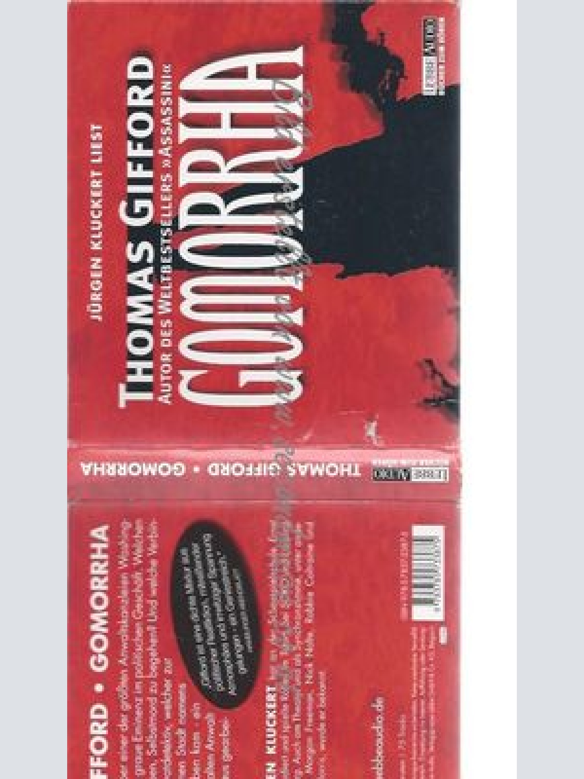 CD--THOMAS GIFFORD UND JÜRGEN KLUCKERT--GOMORRHA: LESUNG. APRIL  | AUDIOBOOK