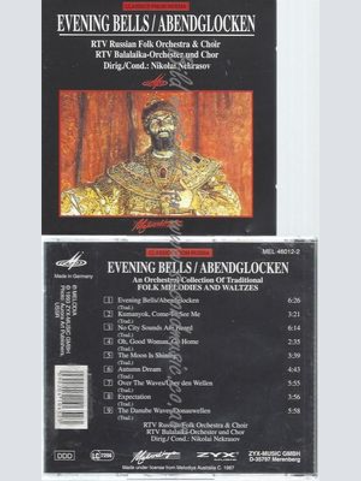 CD--SUSSR UND SWETLANOW--EVENING BELLS-RUSS.VOLKSWEISEN