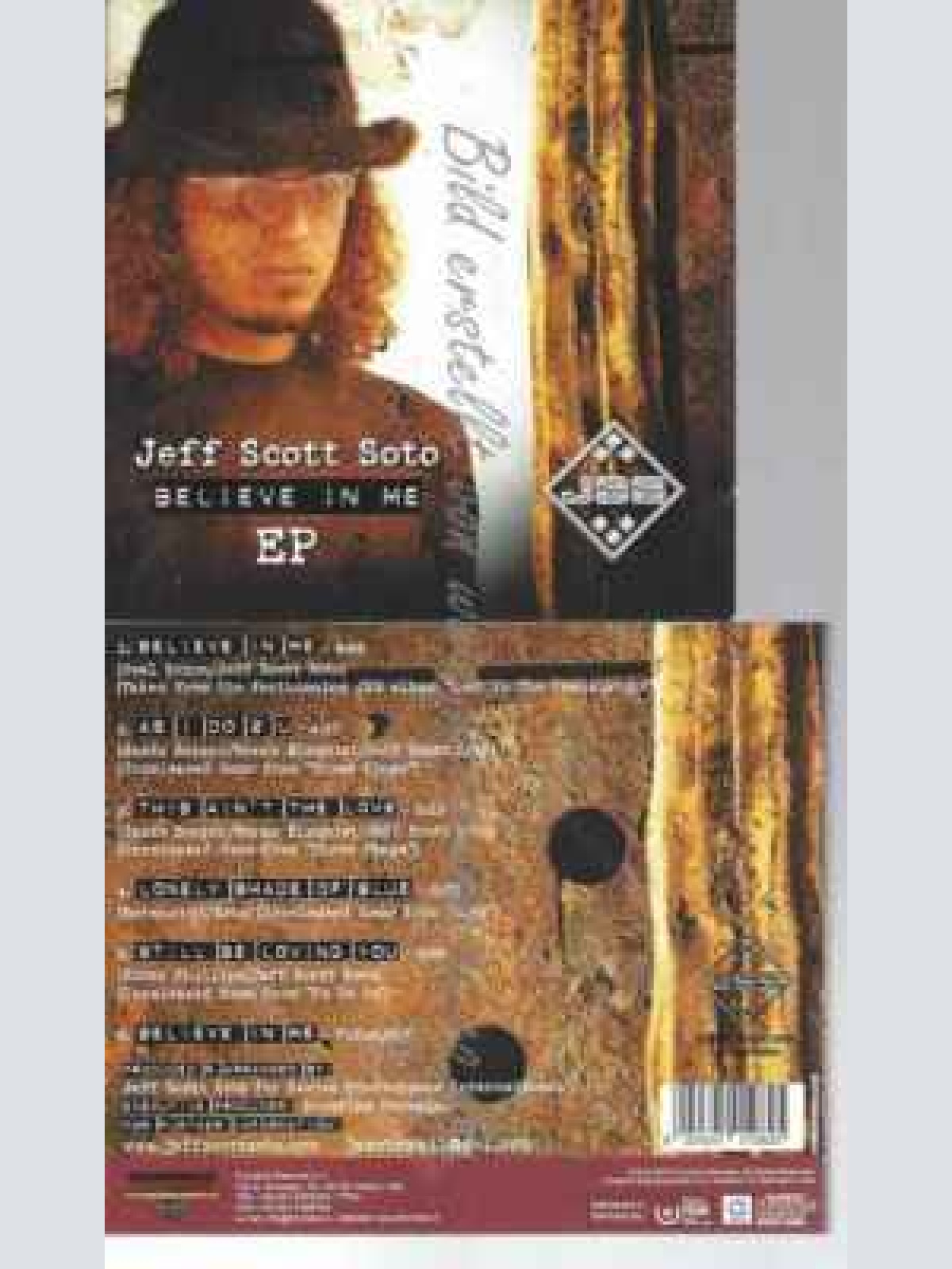 CD--JEFF SCOTT SOTO | --BELIEVE IN ME