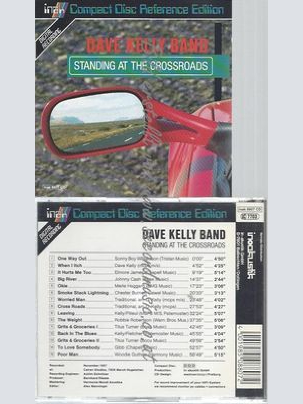 CD--DAVE KELLY--STANDING AT THE CROSSROADS