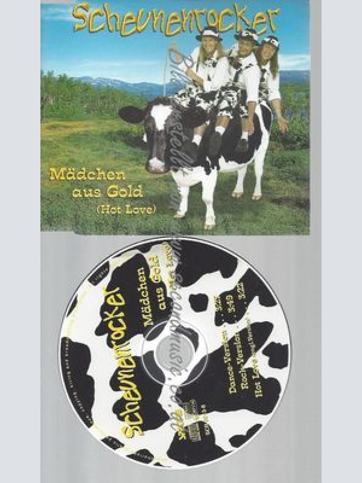 CD--SCHEUNENROCKER--MÄDCHEN AUS GOLD -HOT LOVE-