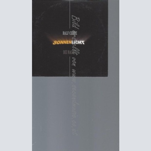 CD--RALF CERNE--SONNENLICHT BEI NACHT [SINGLE-CD]