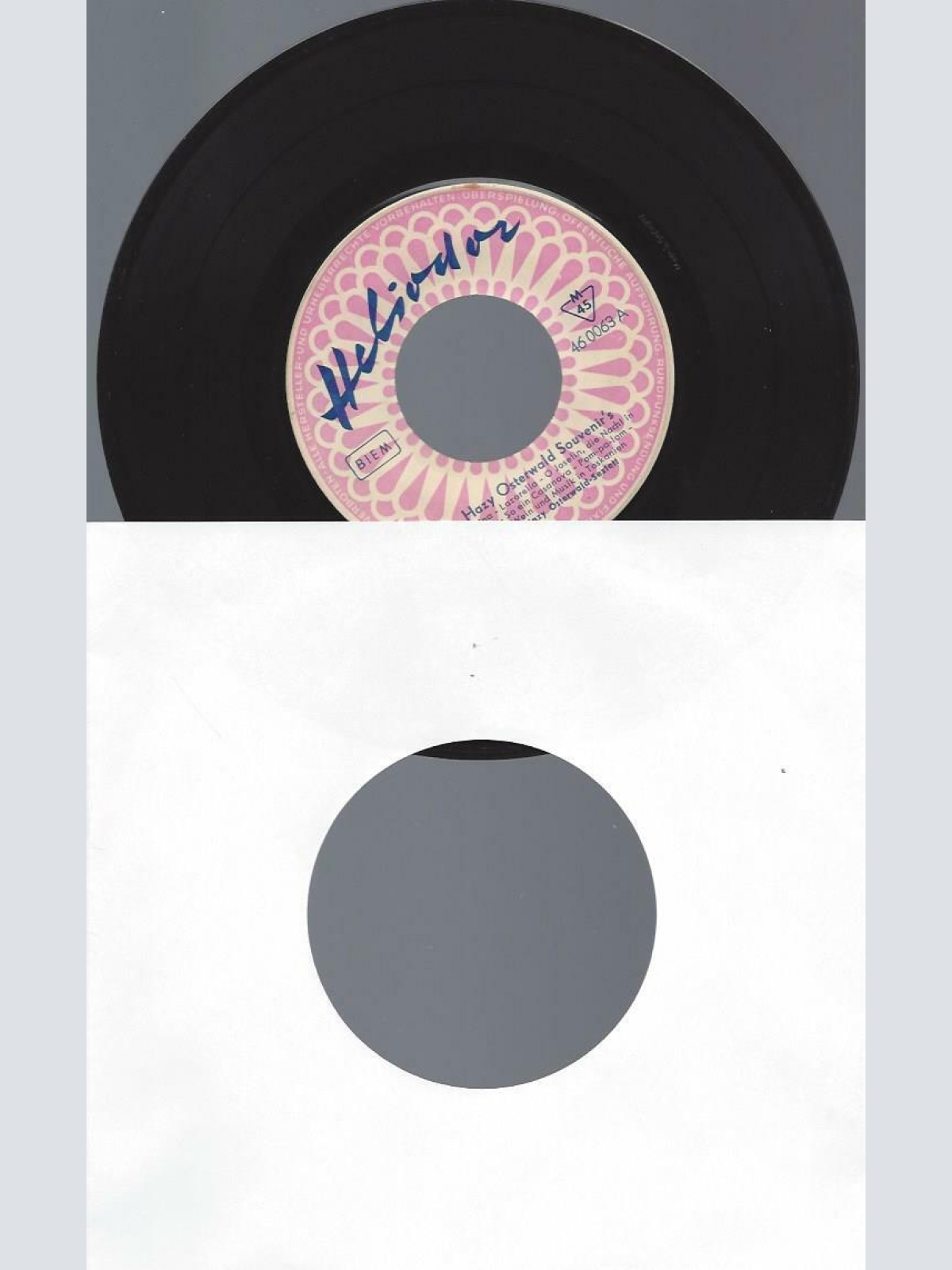 7" Hazy Osterwald Sextett – Hazy Osterwald Souvenir's