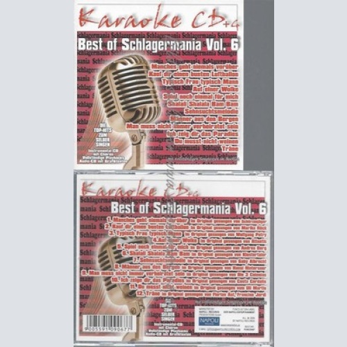 CD--KARAOKEFUN.CC VA--BEST OF SCHLAGERMANIA VOL.6 - KARAOKE | KARAOKE