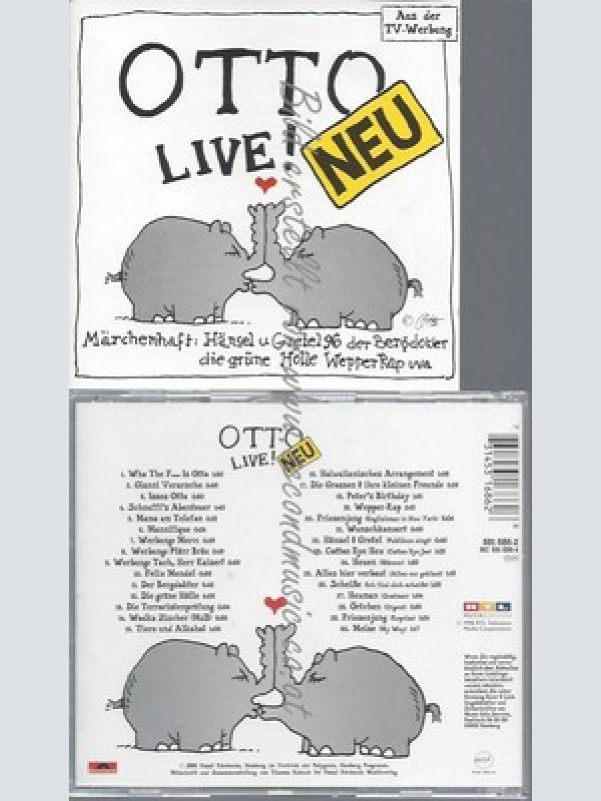 CD--OTTO WAALKES--OTTO - LIVE