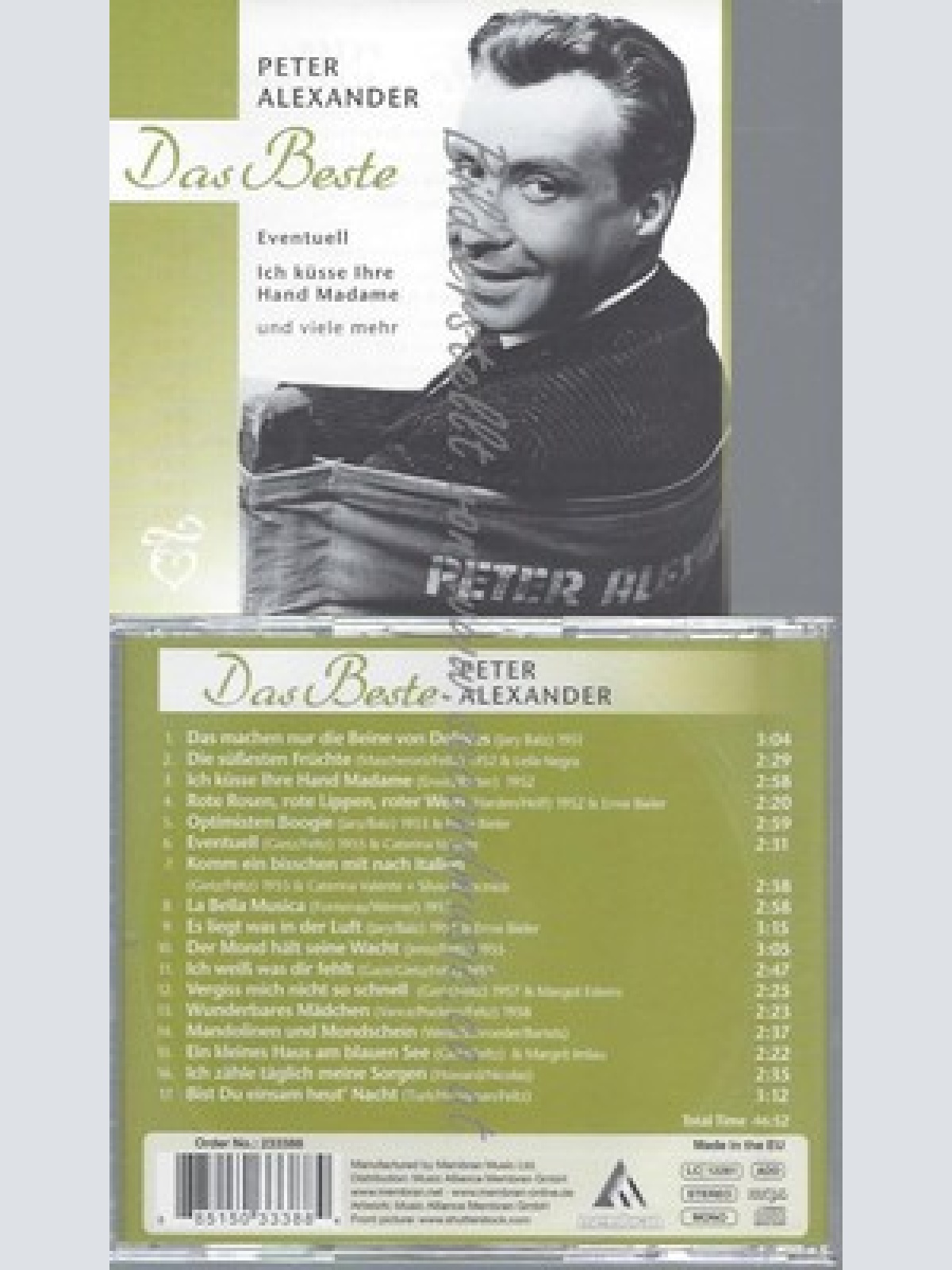 CD--PETER ALEXANDER/ PETER ALEXANDER--DAS BESTE