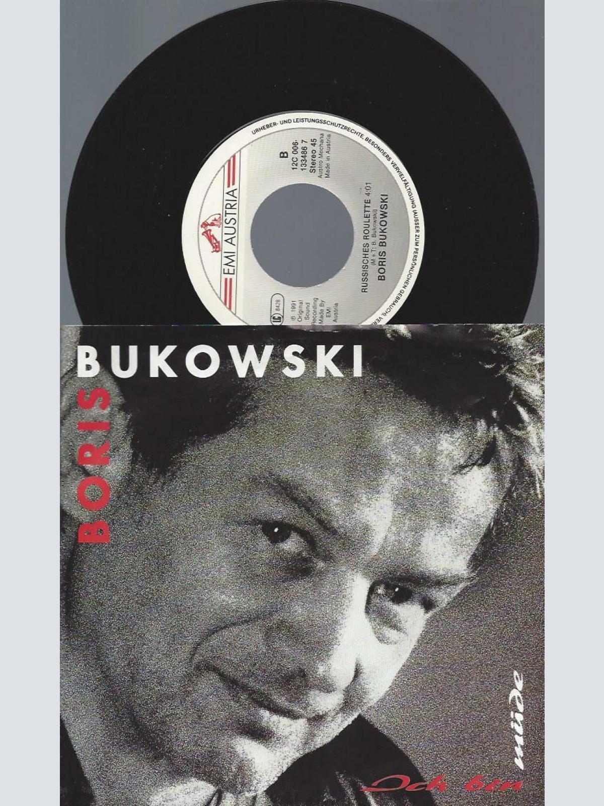 7" Boris Bukowski – Ich Bin Müde