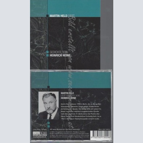 CD--HEINRICH HEINE - MARTIN HELD LIEST15. AUGUST  | AUDIOBOOK/ HEINRICH HEINE U
