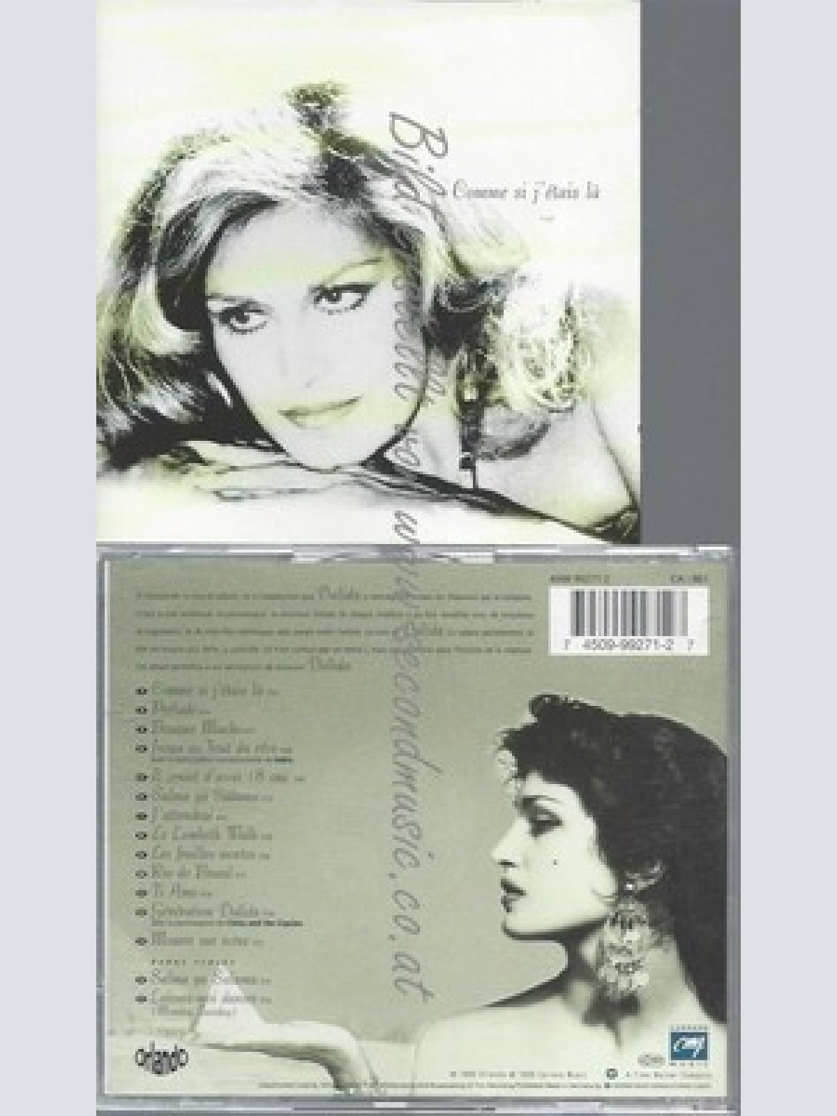 CD--DALIDA--COMME SI J'ÚTAIS LÓ -15 TRACKS, -
