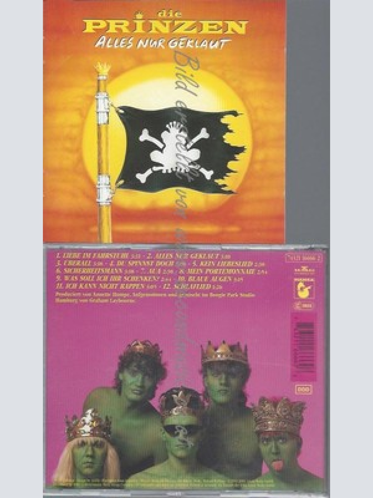 CD--DIE PRINZEN--ALLES NUR GEKLAUT