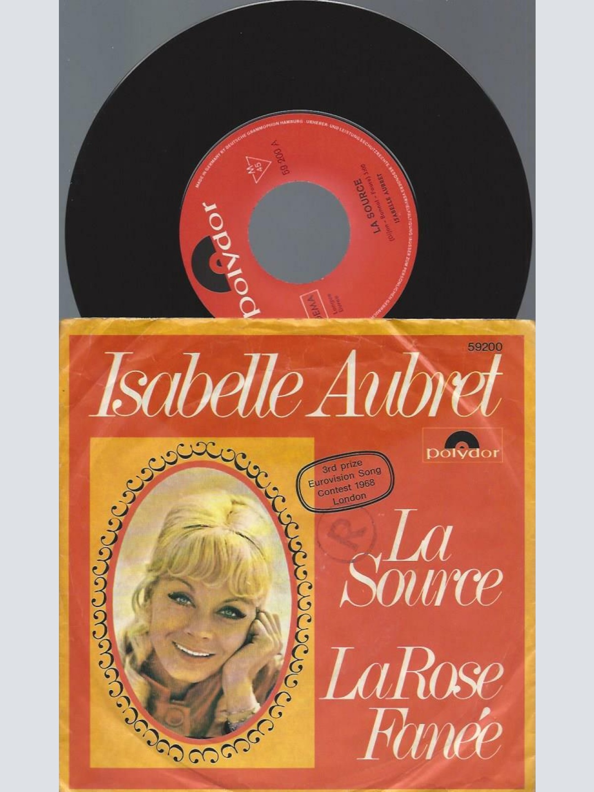 7"  Isabelle Aubret – La Source