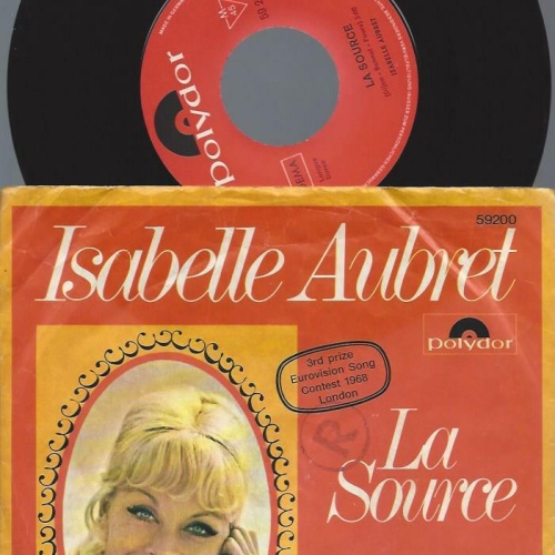 7"  Isabelle Aubret – La Source