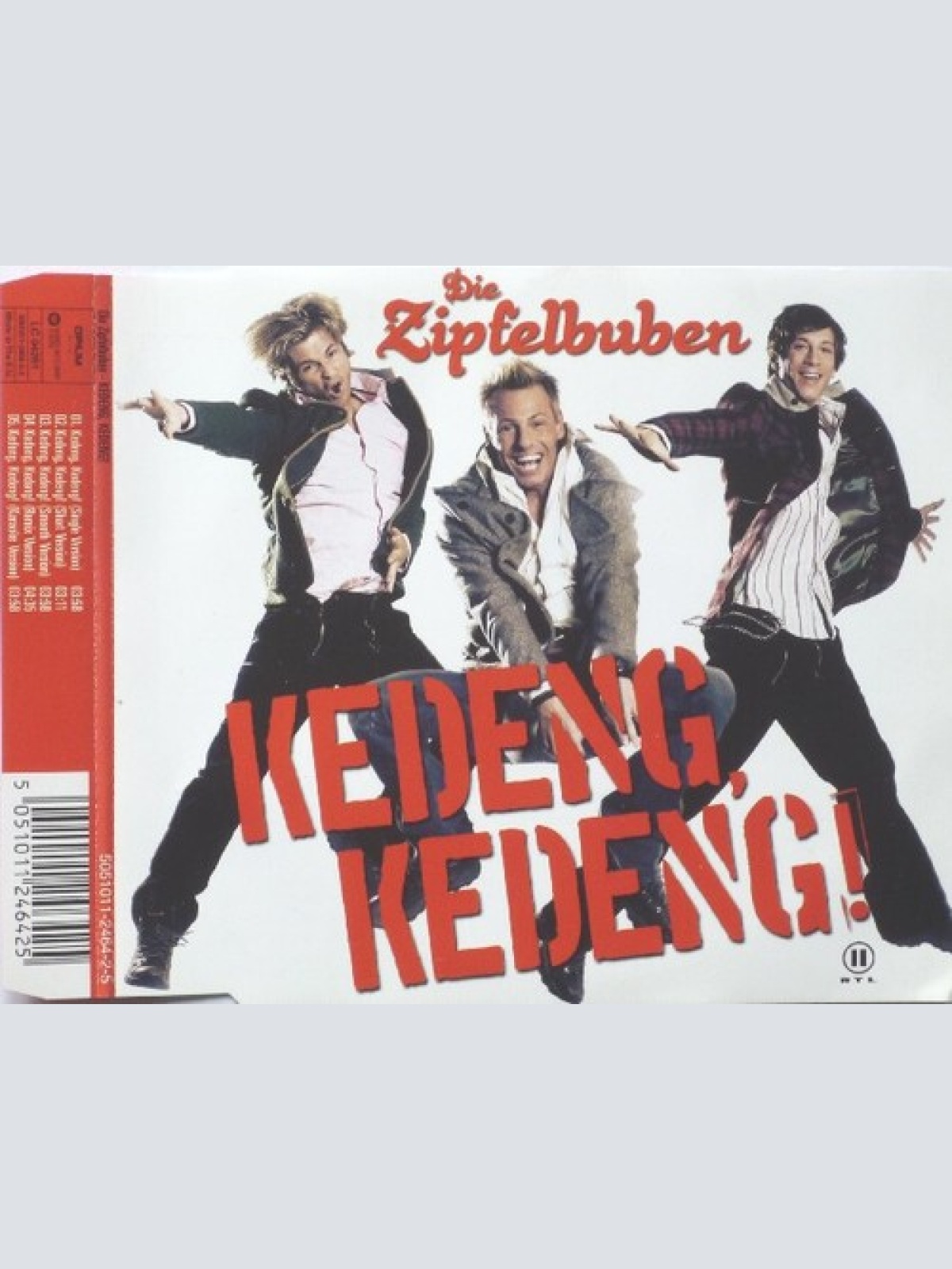 CD, Single Die Zipfelbuben - Kedeng, Kedeng!