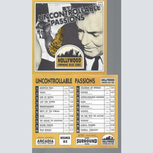 CD- UNCONTROLLABLE PASSIONS