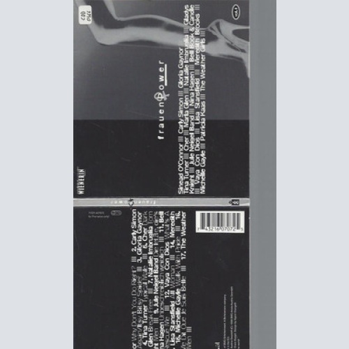 CD- FRAUENPOWER //  GAYNOR/WEATHER GIRLS// GAYLE// GLEN // PROMO