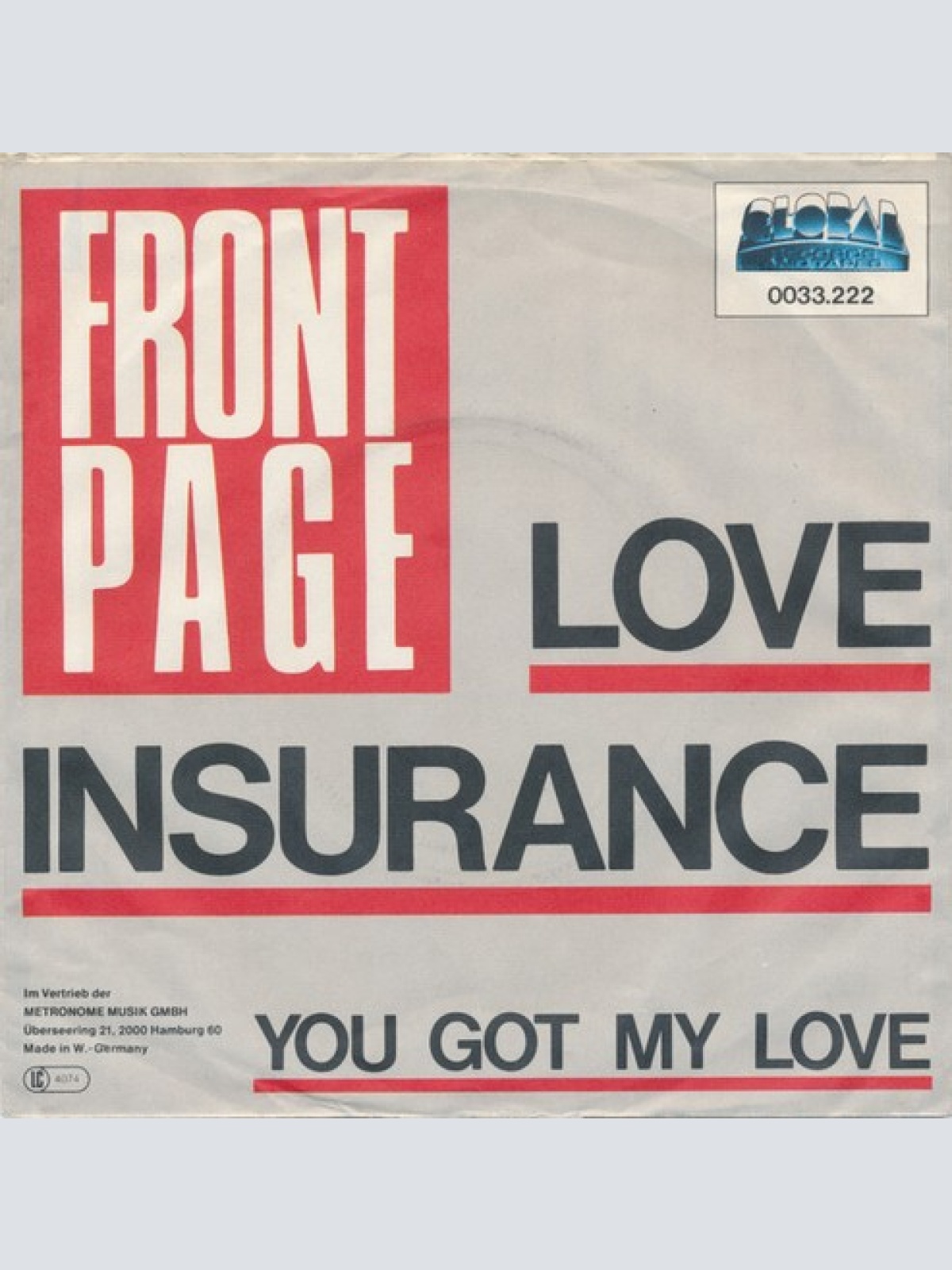 7", Single Front Page (2) - Love Insurance