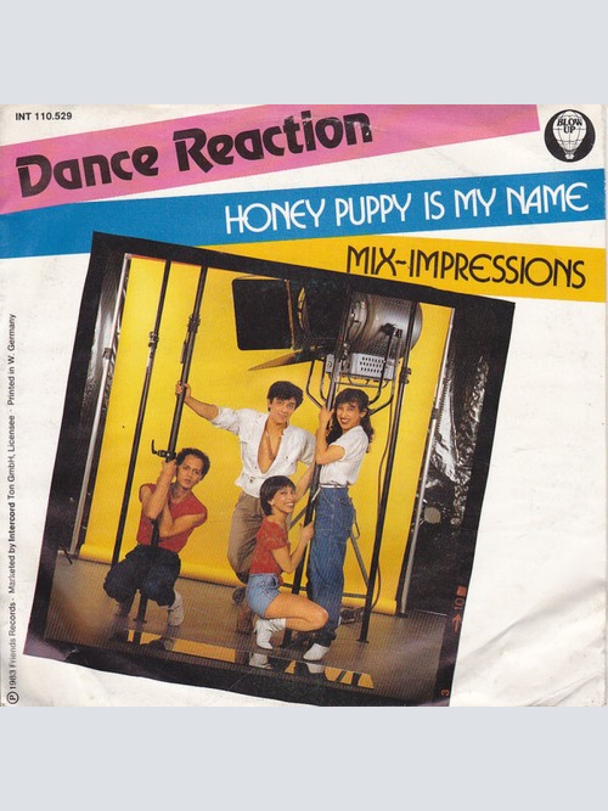 7" Dance Reaction - Honey Puppy Is My Name / Mix-Impressions