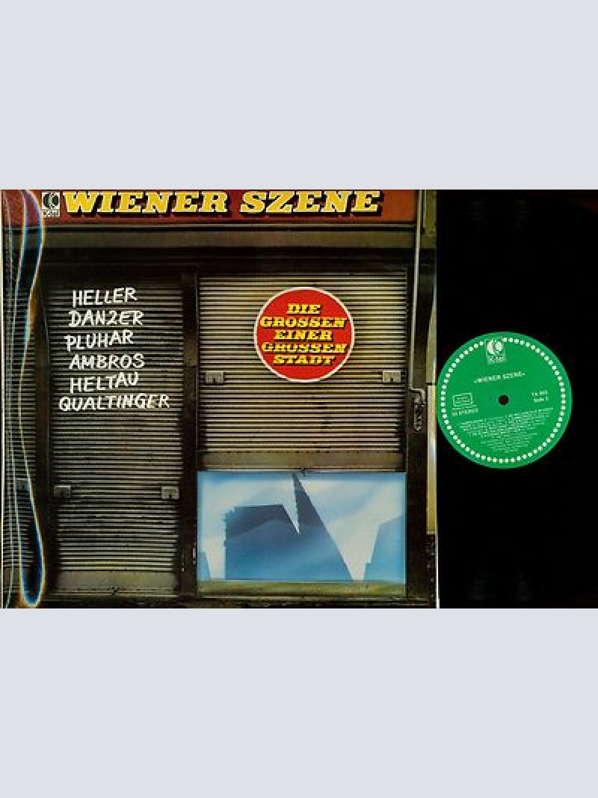 LP--WIENER SZENE--HELLER -DANZER-PLUHAR-AMBROS-HELTAU -QUALTINGER