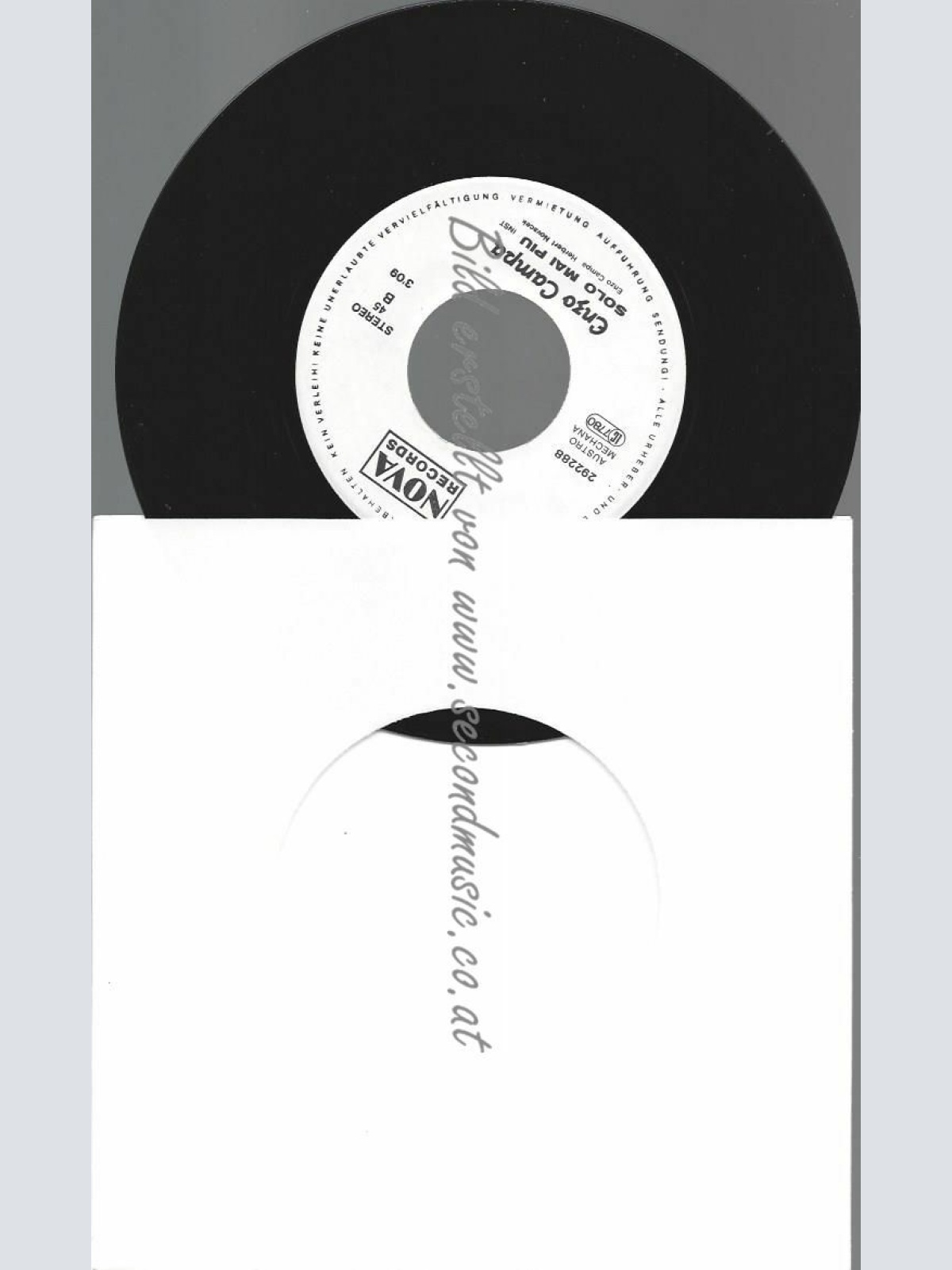 7" ENZO CAMPA SOLO MAI PIU  // NM