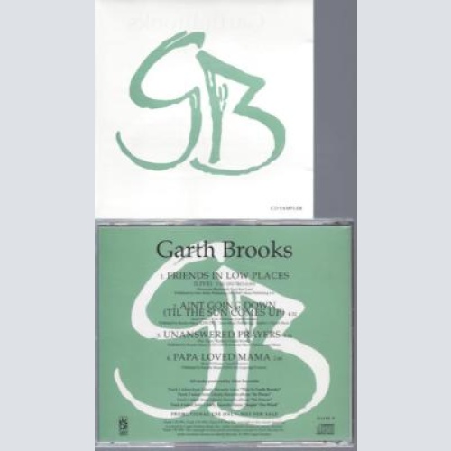 CD--GARTH BROOKS FRIENDS IN LOW PLACES //PROMO
