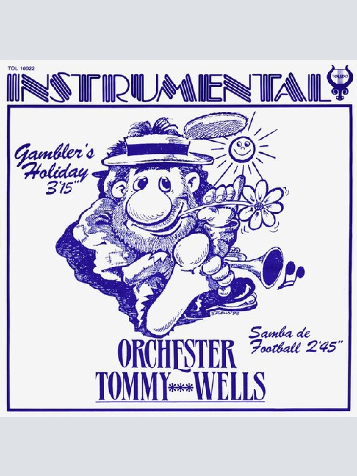 7", Single Orchester Tommy Wells - Gambler's Holiday / Samba De Football