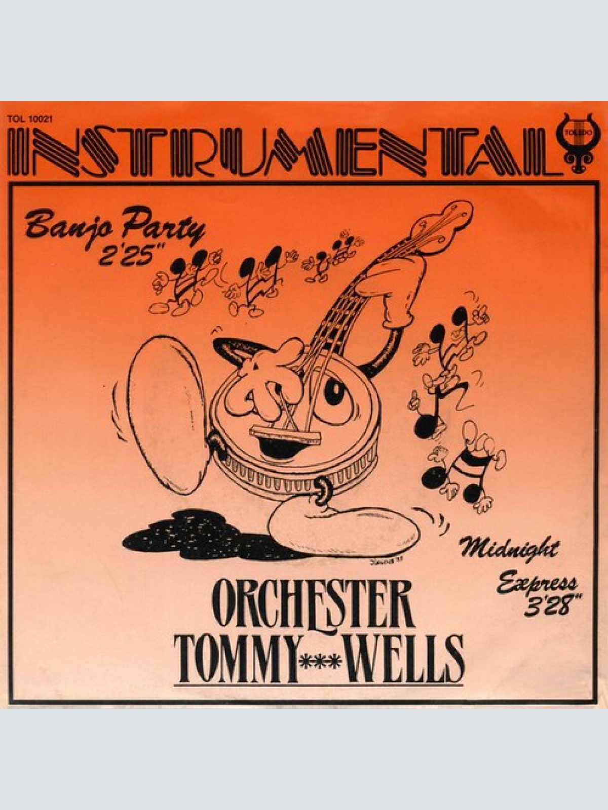 7", Single Orchester Tommy Wells - Banjo Party / Midnight Express