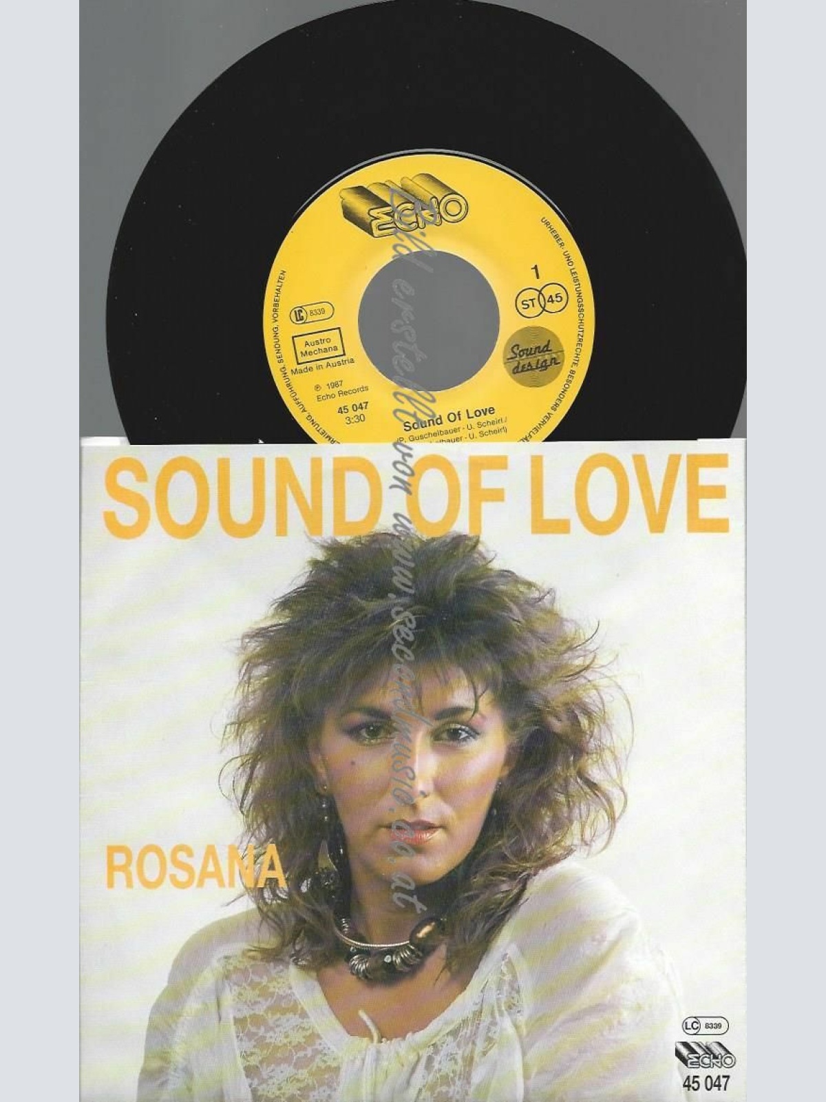 7" ROSANA SOUND OF LOVE 45047  // NM