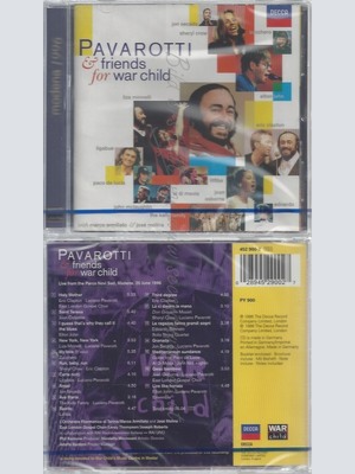 CD--NM-SEALED-PAVAROTTI, JOHN, CLAPTON UND CROW -1996- -- PAVAROTTI UND FRIENDS