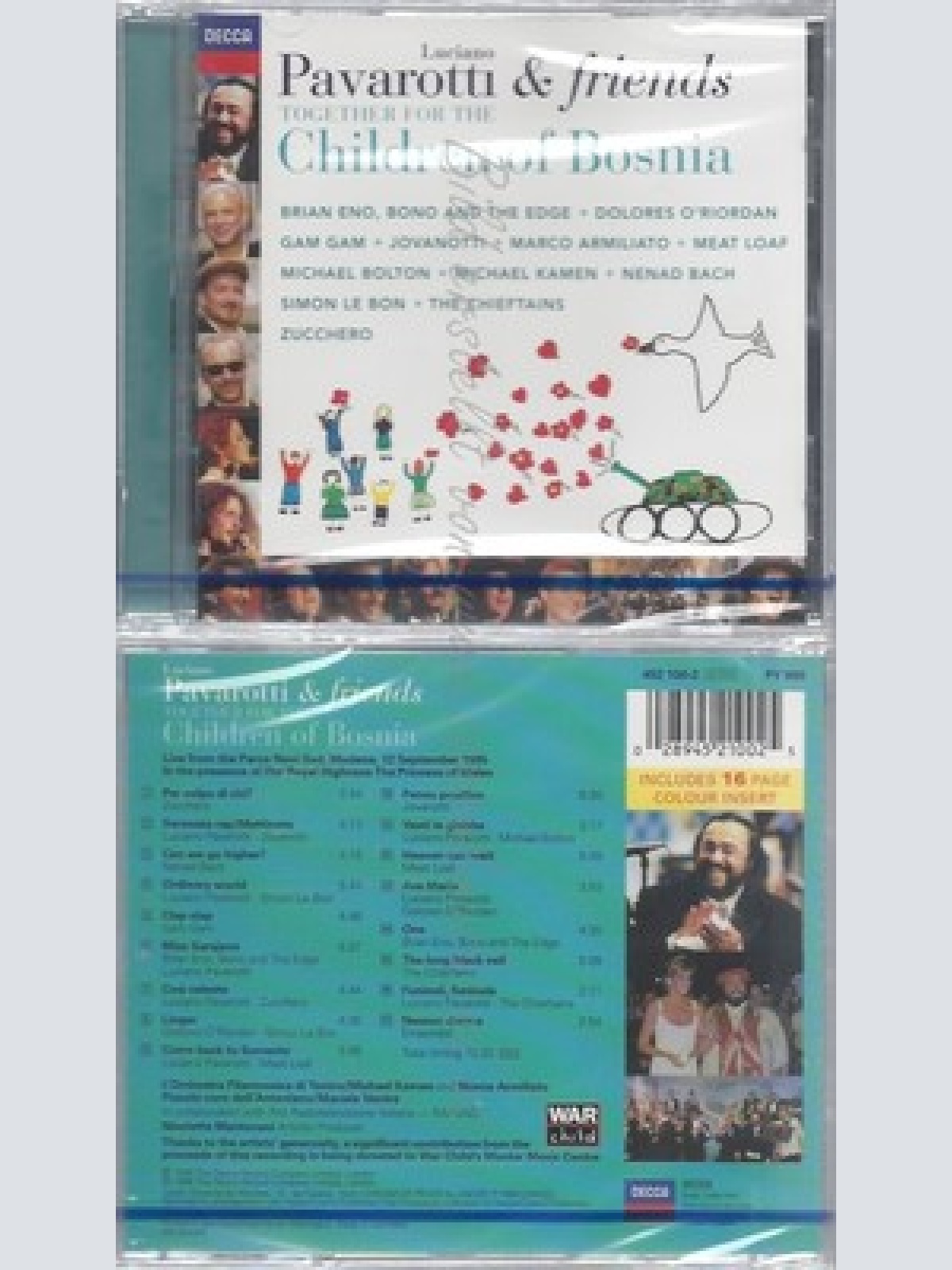 CD--NM-SEALED-PAVAROTTI, BONO, ENO UND BOLTO--PAVAROTTI UND FRIENDS -TOGETHER F