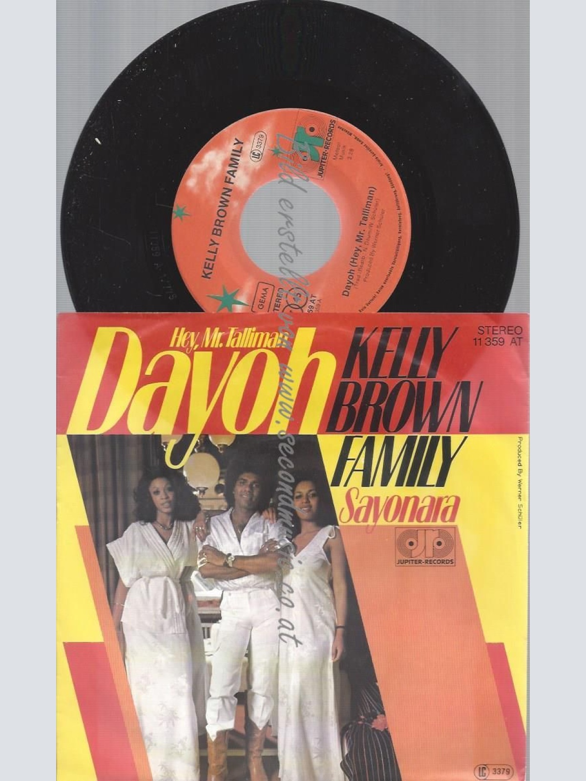 7"  Kelly Brown Family  Sayonara