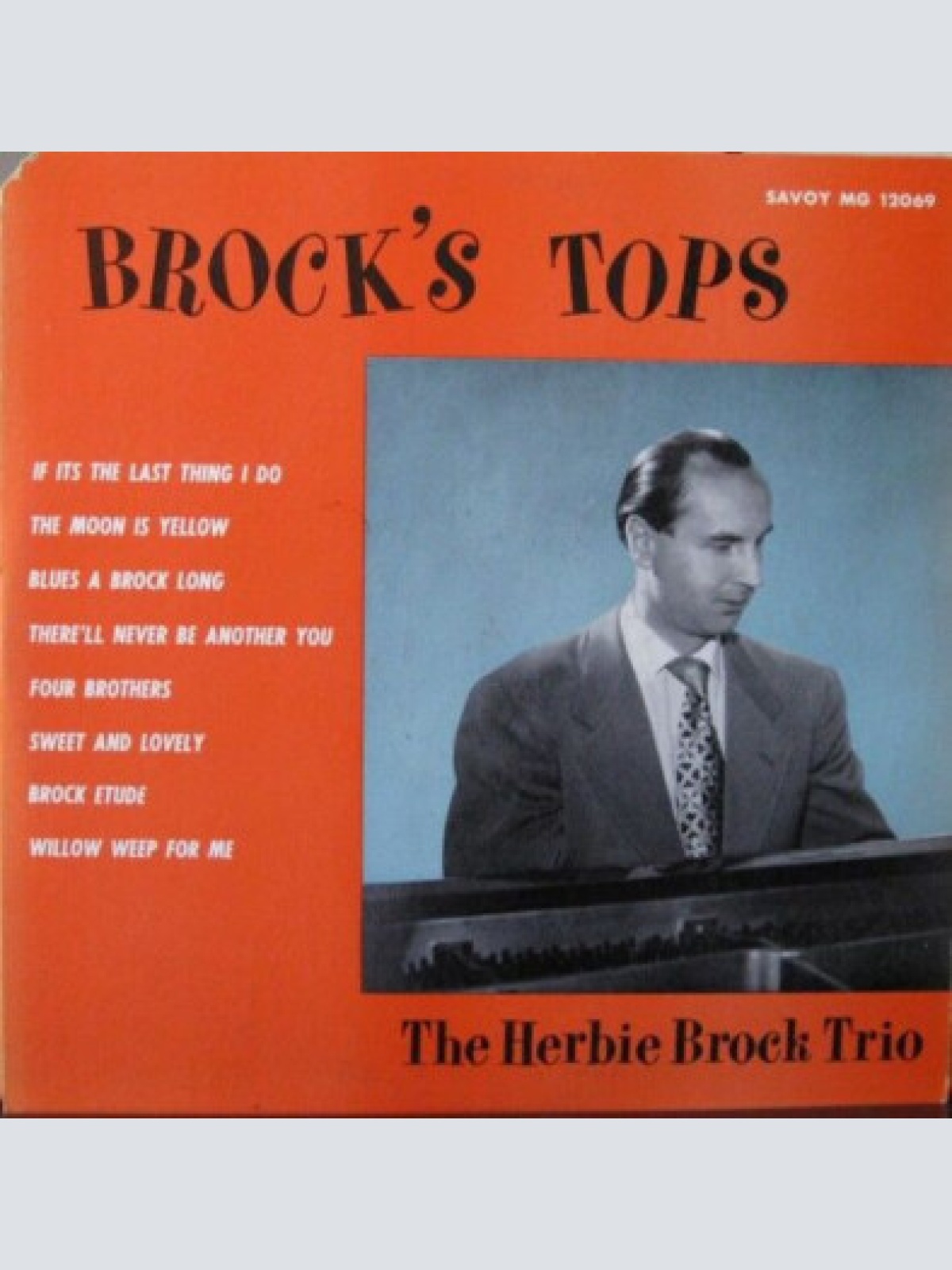 LP, Album, Mono The Herbie Brock Trio - Brock's Tops