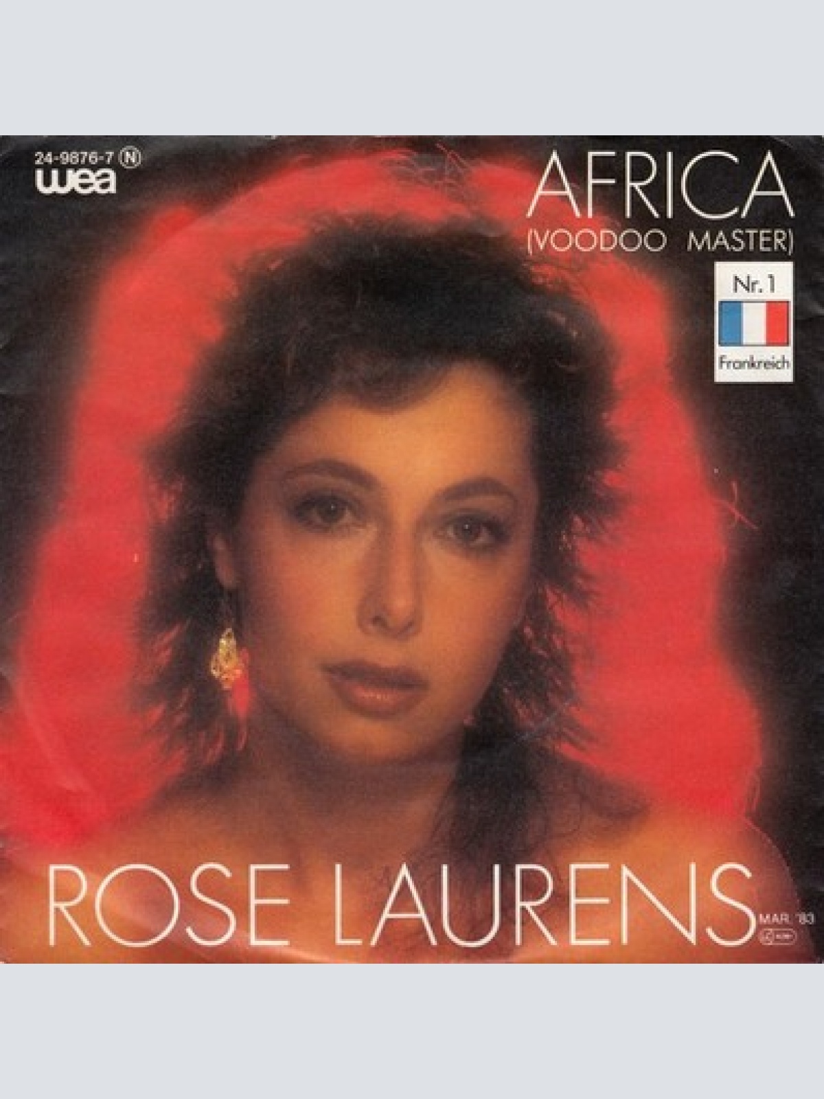 7", Single Rose Laurens - Africa (Voodoo Master)