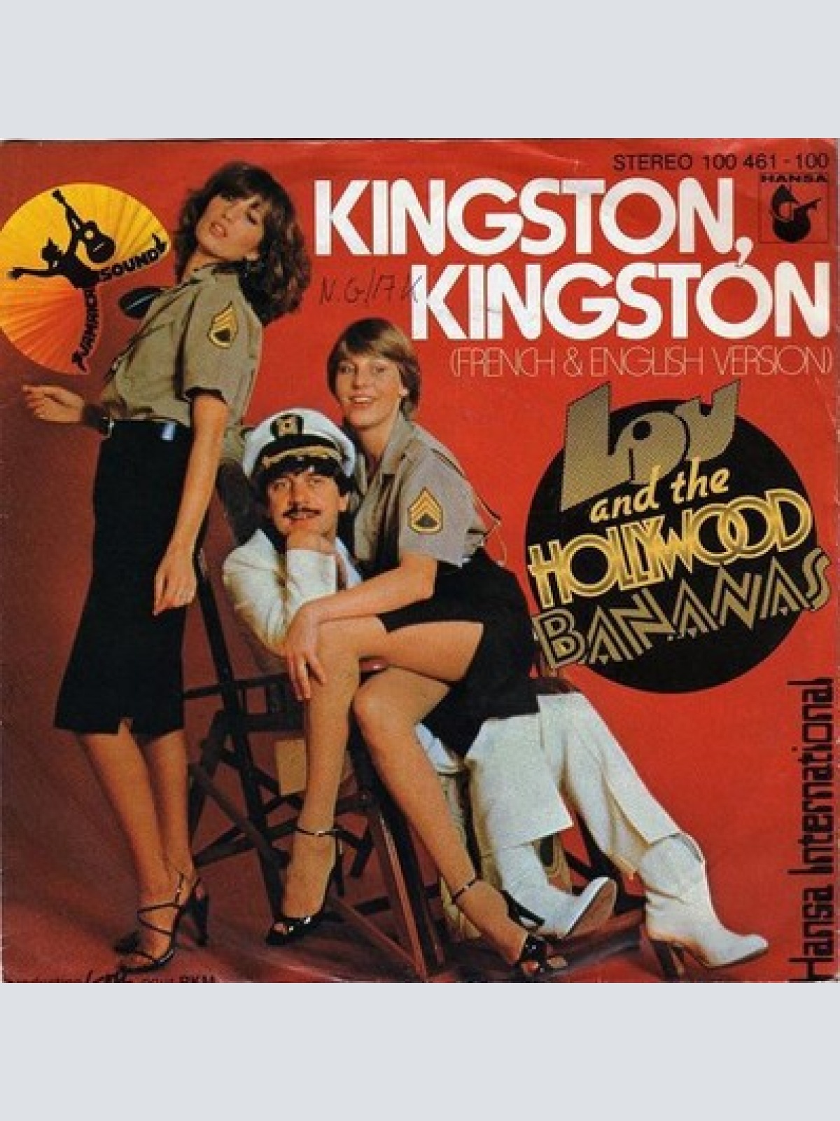 7", Single Lou And The Hollywood Bananas* - Kingston, Kingston (French & Engl...