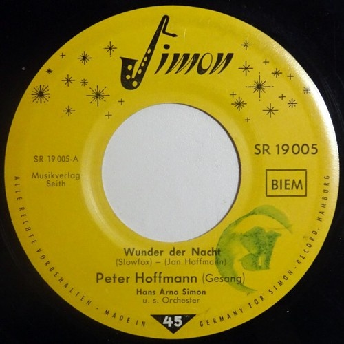 7", Single Peter Hoffmann (15) - Wunder Der Nacht
