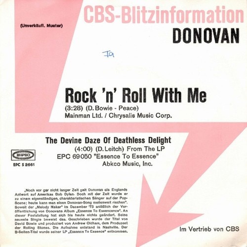 7", Single, Promo Donovan - Rock'n Roll With Me
