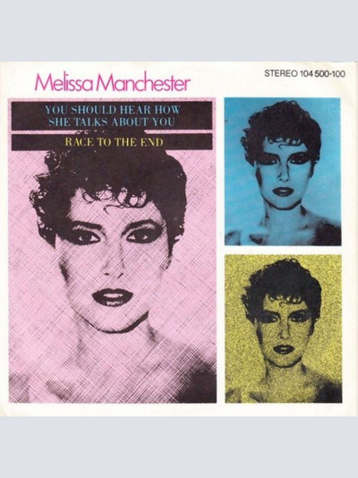 7", Single Melissa Manchester - You Should Hear How She Talks About You / Rac...