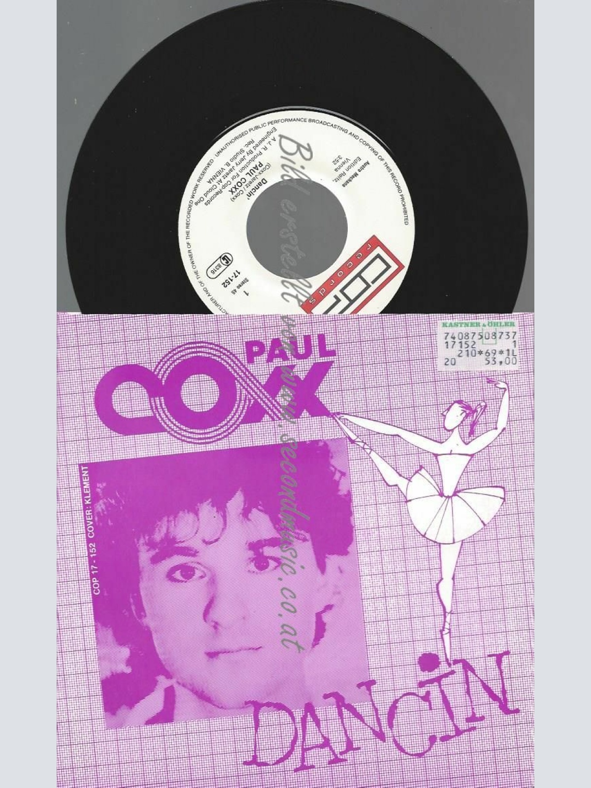 7" PAUL COXX DANCIN //NM