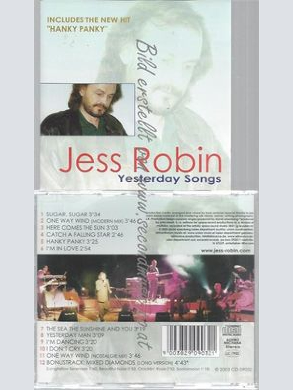 CD--JESS ROBIN--YESTERDAY SONGS CD