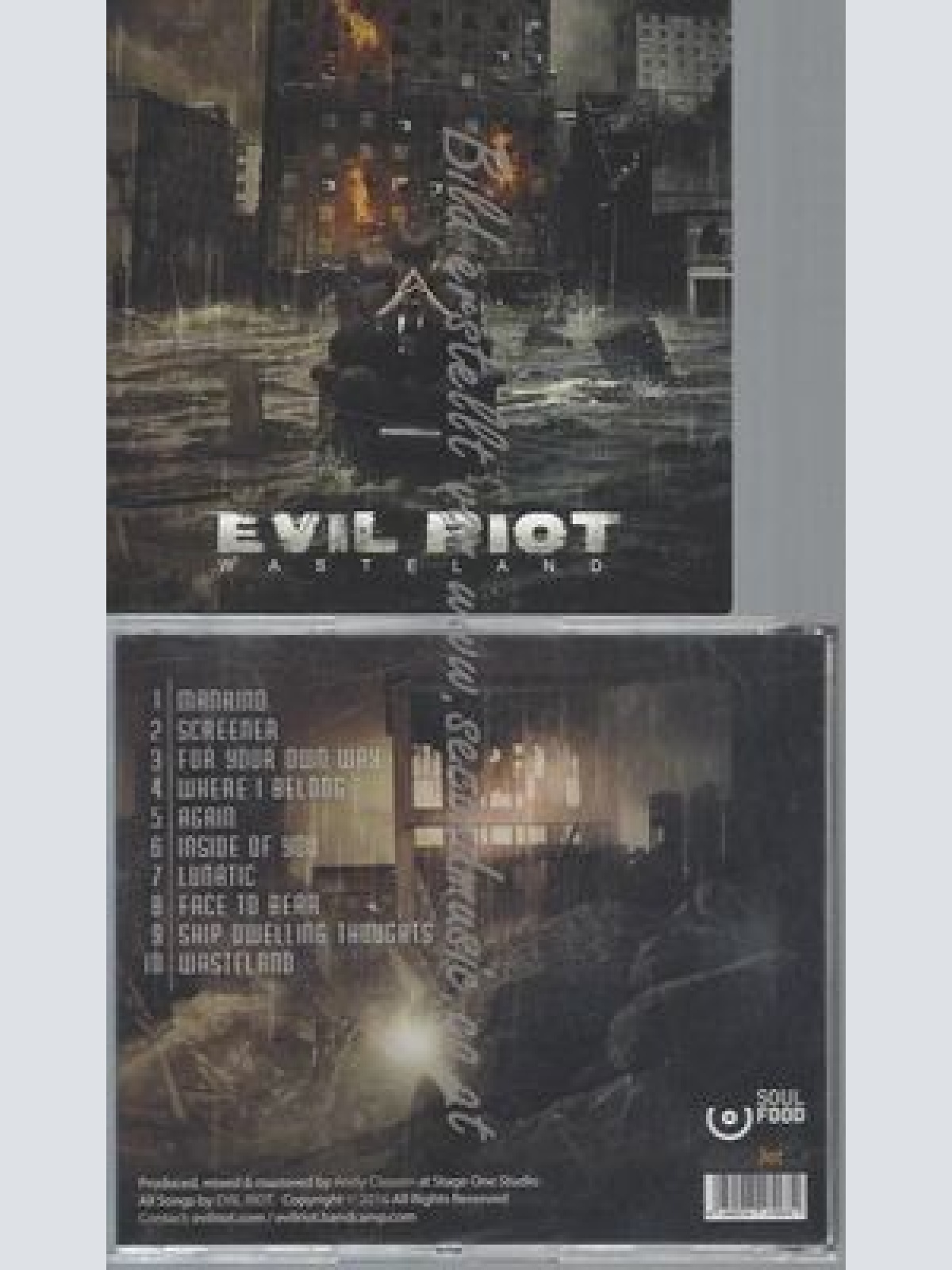 CD--EVIL RIOT--WASTELAND