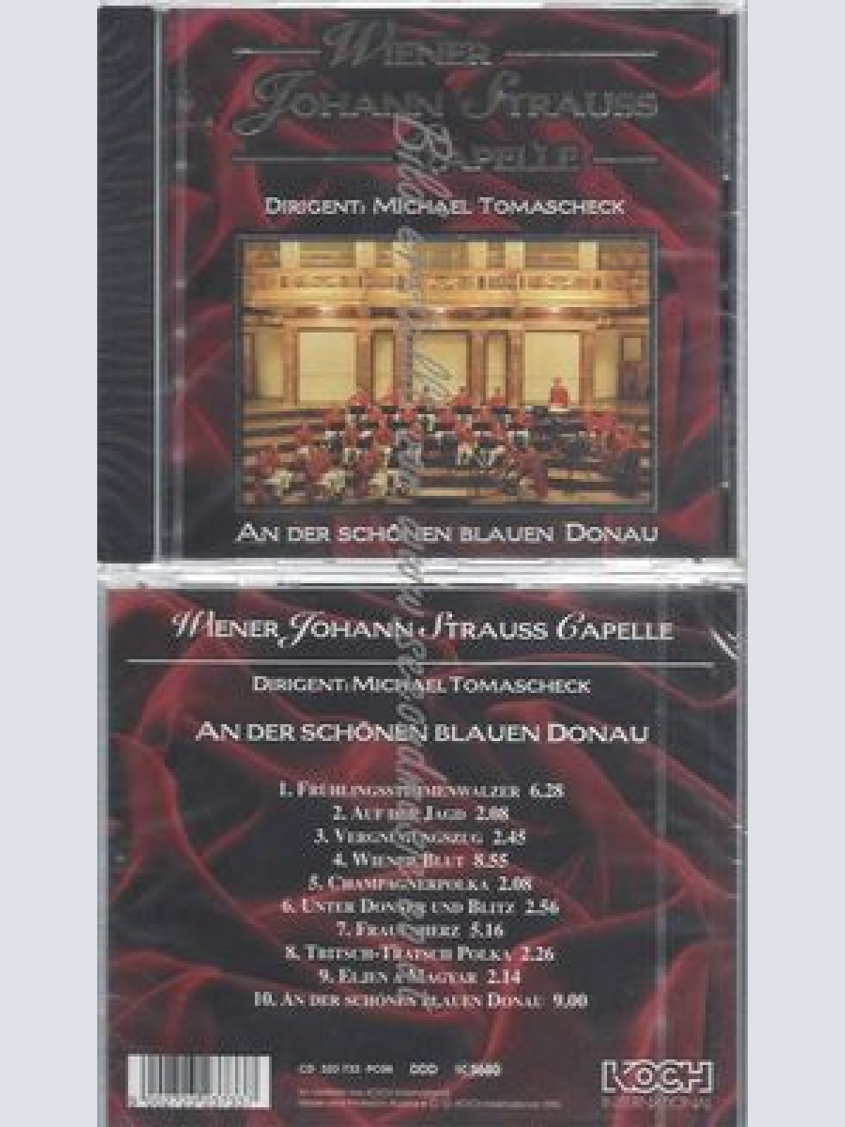 CD--DIE WIENER JOHANN STRAUSS CAPELLE-AN DER SCHÖNEN BLAUEN DONAU